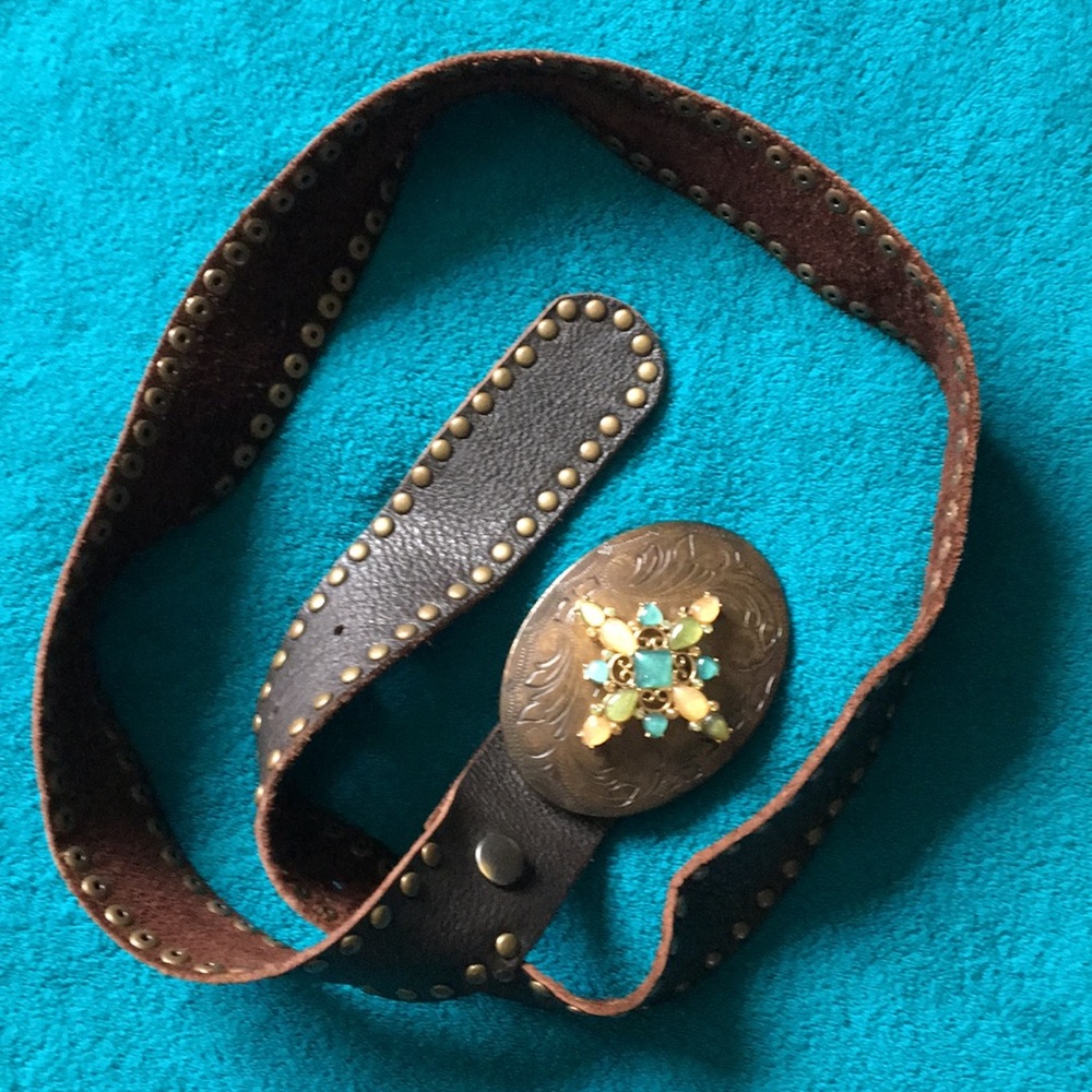 Boho Leather Belt